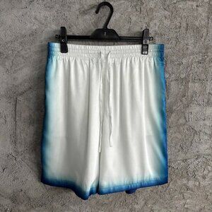 Casablanca Blue Casa Way Skate Silk Shorts